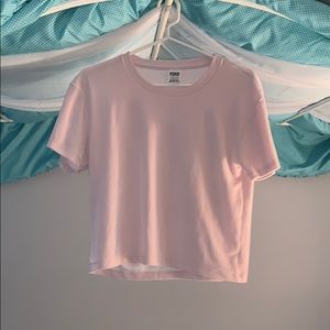 PINK velvet shirt